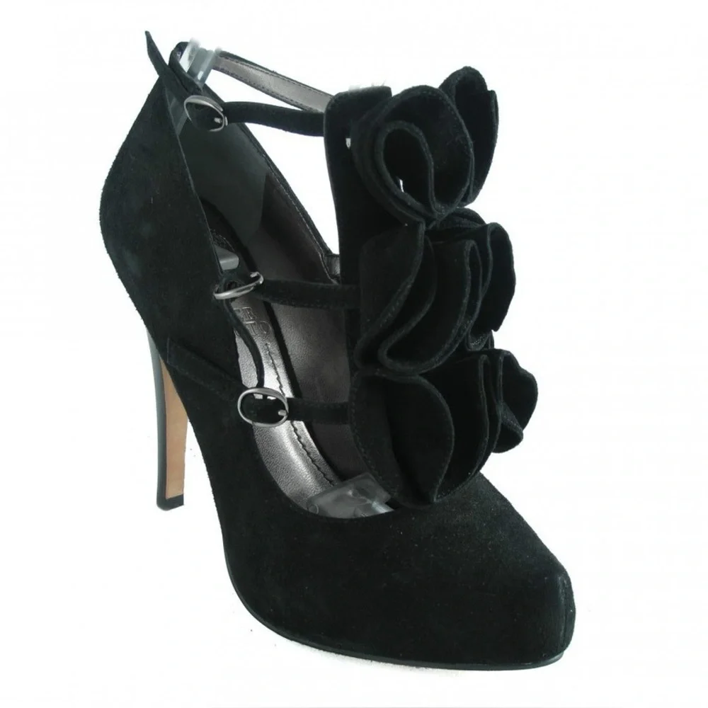 Vince Camuto Women's Marcia High Heel Round Toe Suede Shoes - Picture 2 of 7